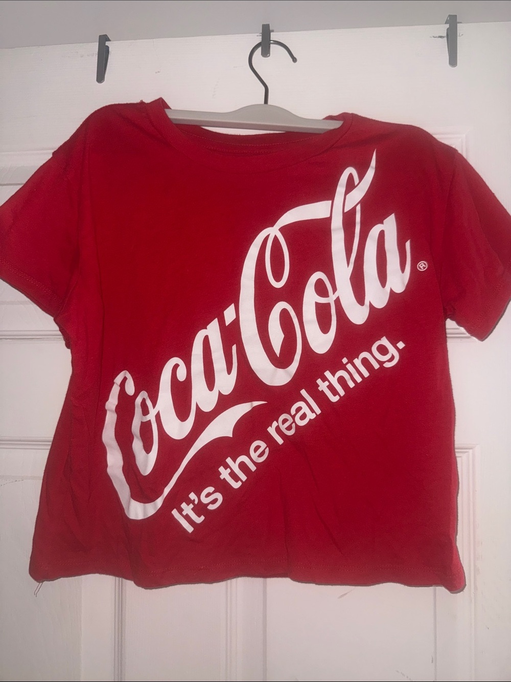 Coca-Cola Bold Red Tee with White Script